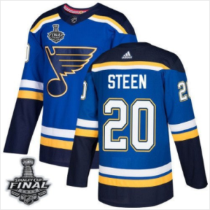 Alexander Blues Royal Heim Blau 2019 Stanley Cup Final Stitched